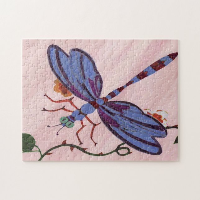 Dragonfly Puzzle Pussel (Horisontell)