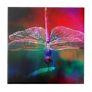 DRAGONFLY ROSA DELIGHT.jpg Kakelplatta