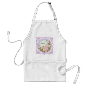 Dragonfly Rosa ros apron Förkläde