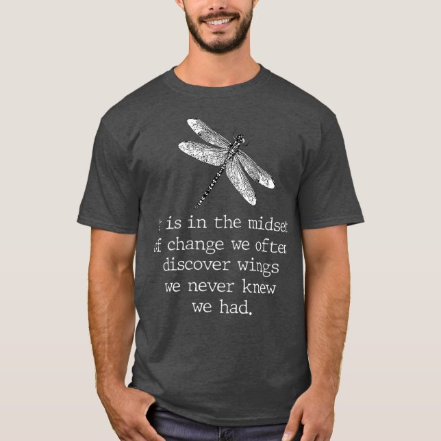 Dragonfly shirt for women spiritual faith lovers t shirt (Framsida)