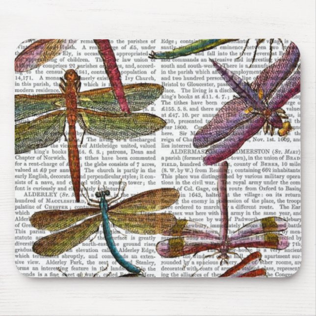 Dragonfly Skriv ut 3 Musmatta (Framsidan)
