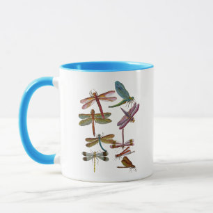 Dragonfly Skriv ut 4 Mugg