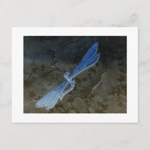 Dragonfly & Snöre Vykort
