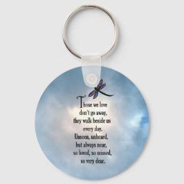 Dragonfly "So Loved"-Dikt Nyckelring