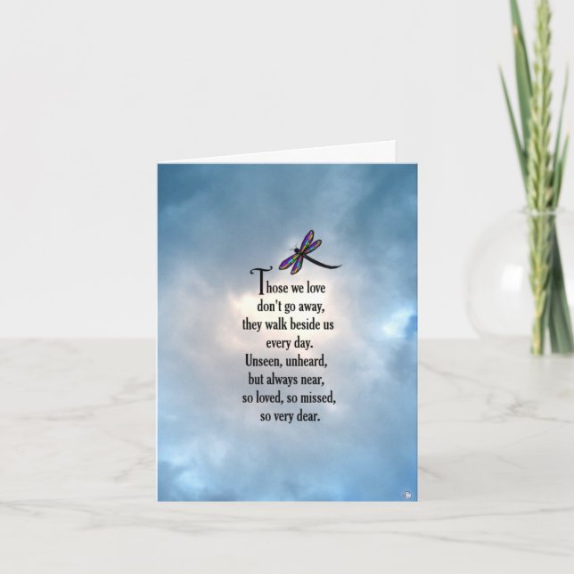 Dragonfly "So Loved" Kort (Framsida)