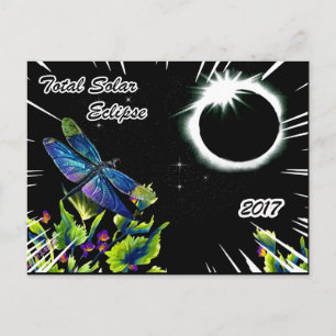 Dragonfly som observerar den totala solenergin 201 vykort