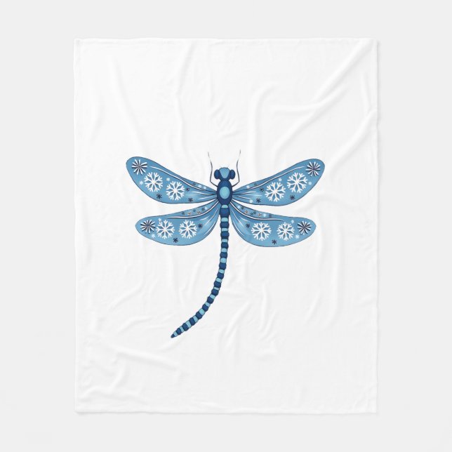Dragonfly Spirit Fleecefilt (Framsidan)