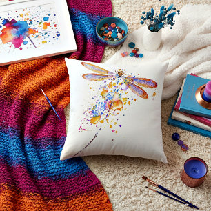 Dragonfly splatter kudde