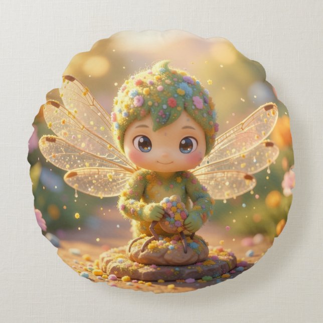 Dragonfly – Star Nectar of the Silent Night.5 Rund Kudde (Framsidan)
