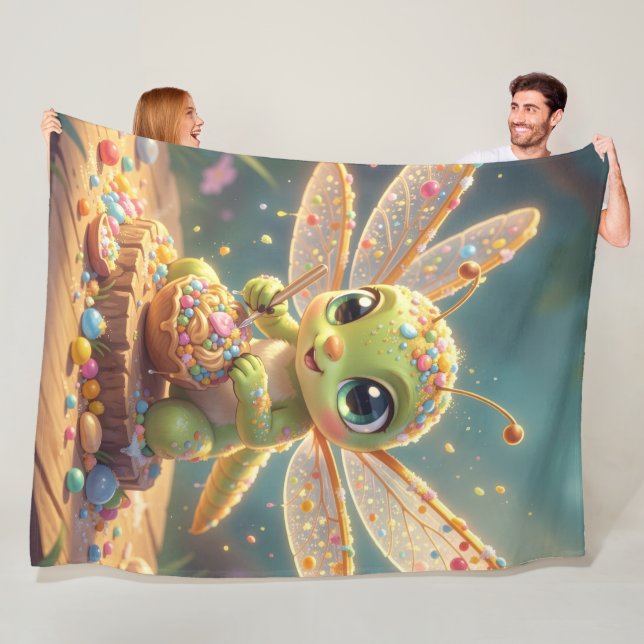 Dragonfly – Star Nectar of the Silent Night.6 Fleecefilt (På plats)