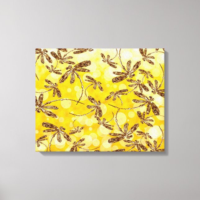 Dragonfly Summer Canvastryck (Framsida)