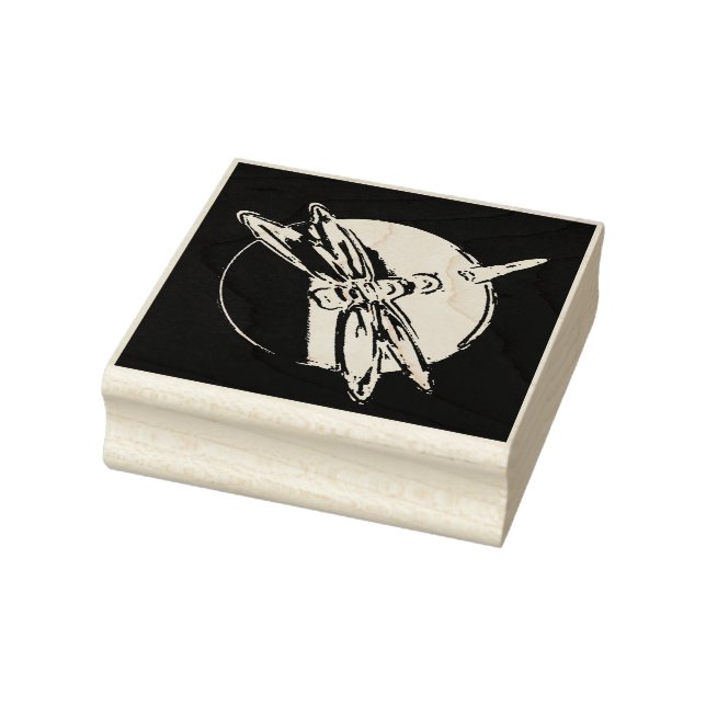 Dragonfly Symbolic Art Tote Rubber Frimärke Stämpel (Stämpel)