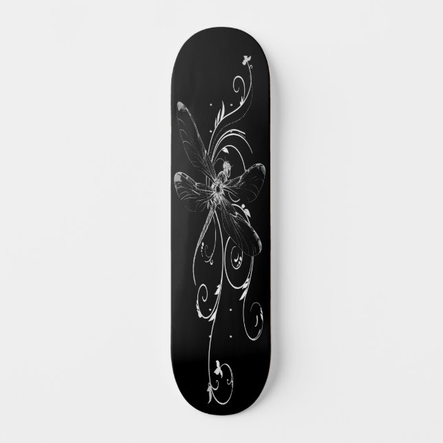 Dragonfly Tattoo 2 Mini Skateboard Bräda 18,5 Cm (Framsida)