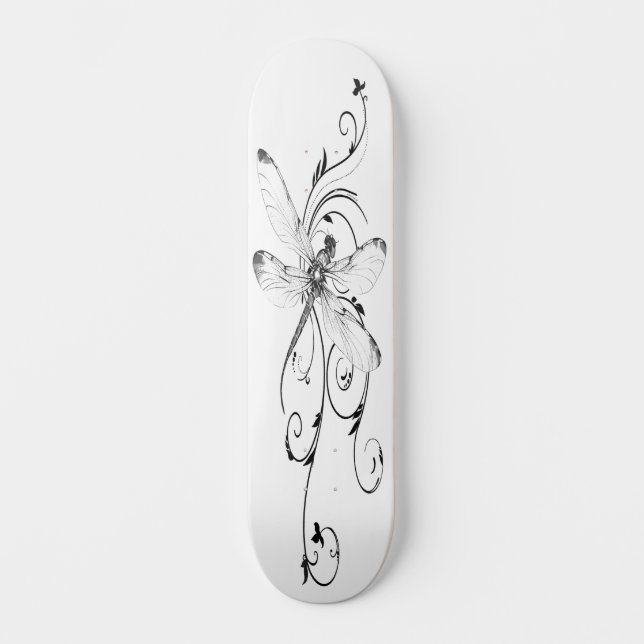 Dragonfly Tattoo Mini Skateboard Bräda 18,5 Cm (Framsida)
