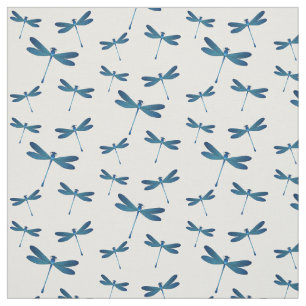 Dragonfly tecknad illustration tyg
