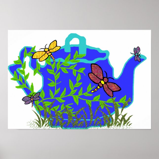 Dragonfly-Tekanna poster (Framsidan)