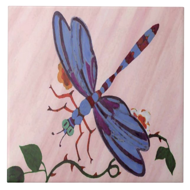 Dragonfly Tile Kakelplatta (Framsidan)