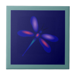 Dragonfly Tile (Tal gräns) Kakelplatta
