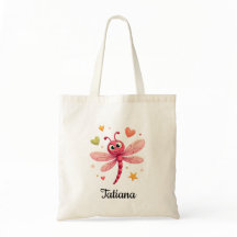Dragonfly Tote bag Personlig