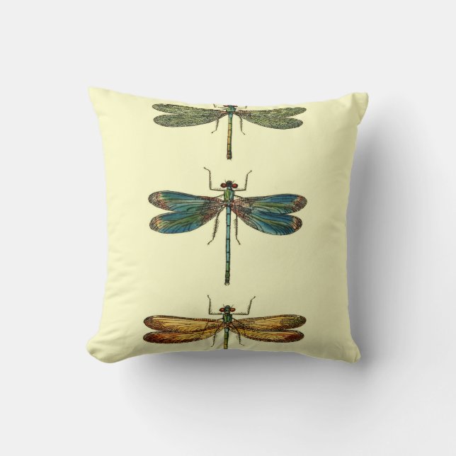 Dragonfly Trio Cushions Kudde (Framsida)