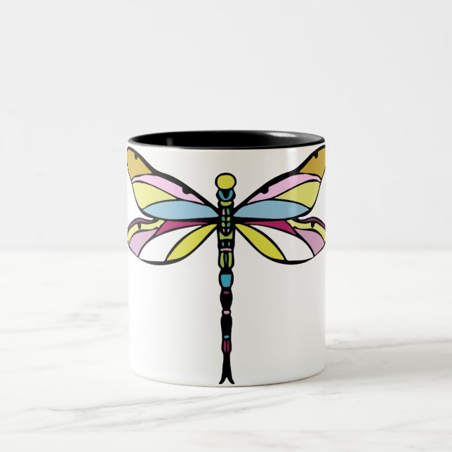 Dragonfly Två-Tonad Mugg (Center)