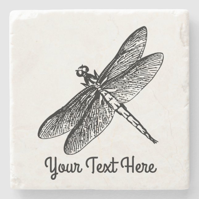 Dragonfly Underlägg Sten (Framsidan)