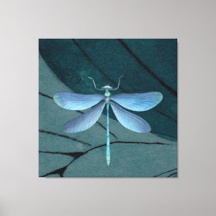 Dragonfly, vattenfärg teckning canvastryck