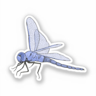 Dragonfly-vektorillustration Klistermärken