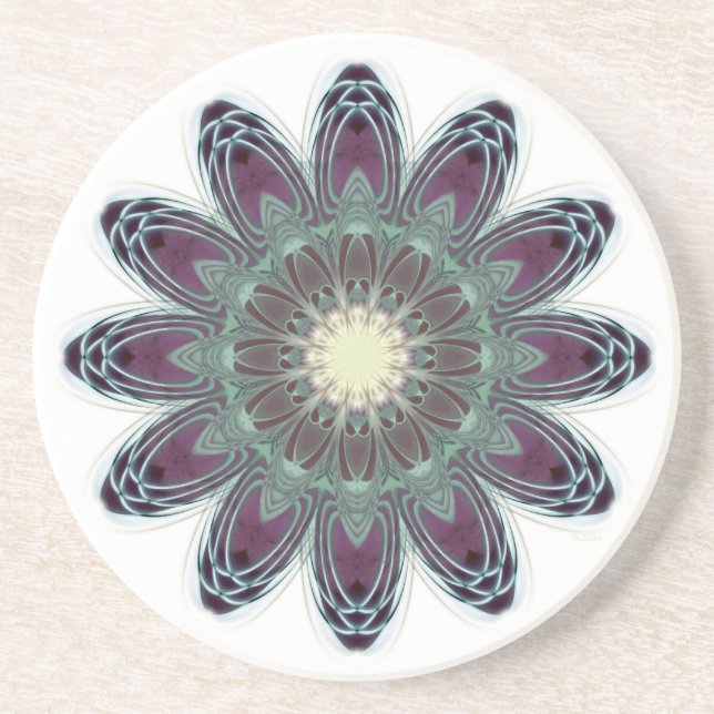 Dragonfly Vingar Mandala Underlägg (Framsidan)