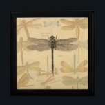 Dragonfly Vintage Antique Classic Nature Minnesask<br><div class="desc">Vintage Dragonfly Antique-bild av en dragonfly - Denna söta lilla dragonfly är en antik bild av en vacker drakfluga,  som är skriven i svart och vitt,  med en bakgrund av mjuka,  färgstarka drakar mot antika pappra.</div>