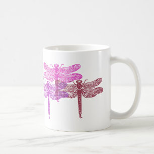 Dragonfly Violets Mugg