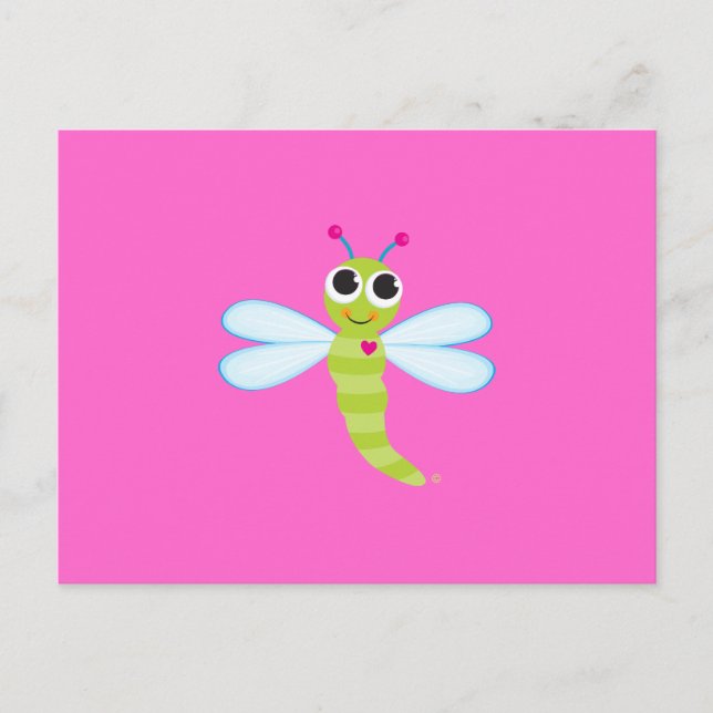Dragonfly-vykort Vykort (Framsida)
