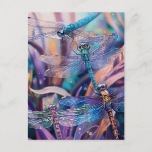 Dragonfly-vykort Vykort