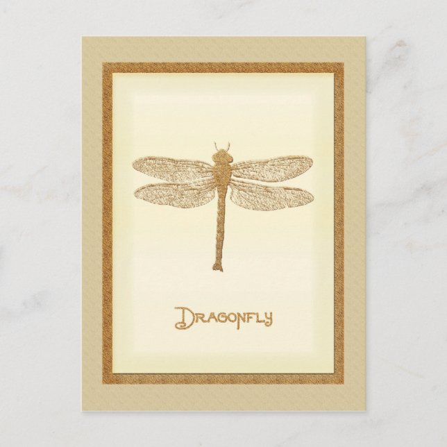Dragonfly-vykort Vykort (Framsida)