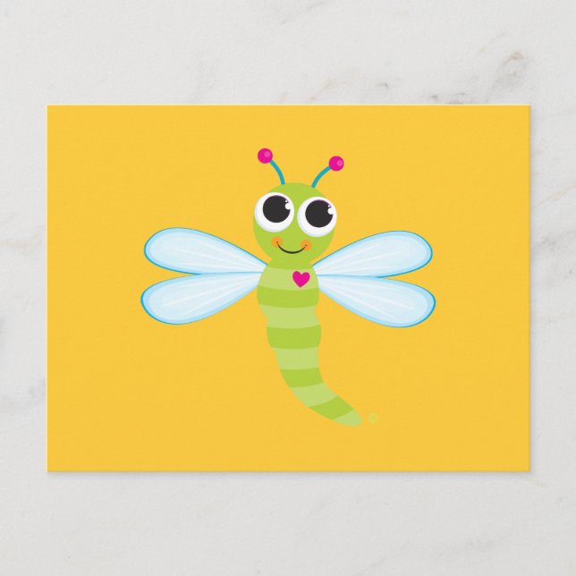 Dragonfly-vykort Vykort (Framsida)