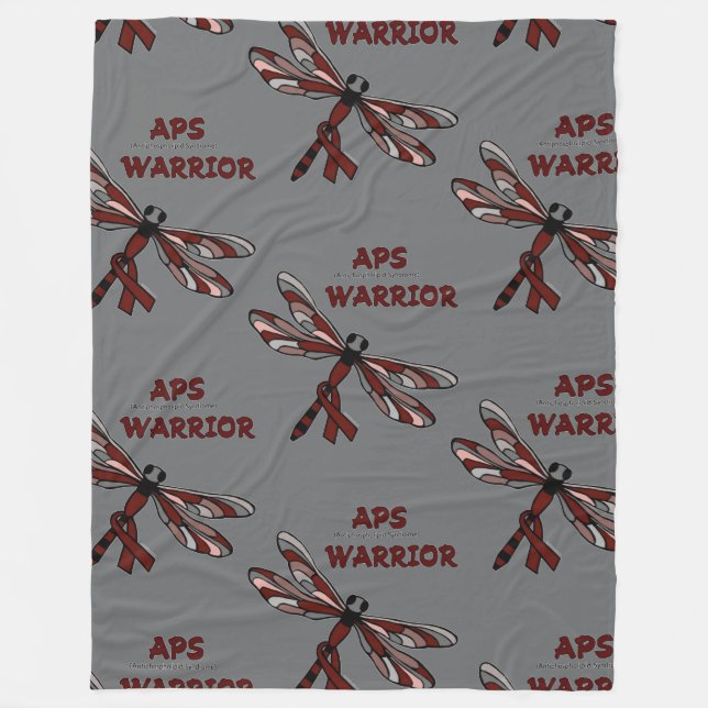 Dragonfly/Warrior...APS Fleece Blanket (Framsidan)