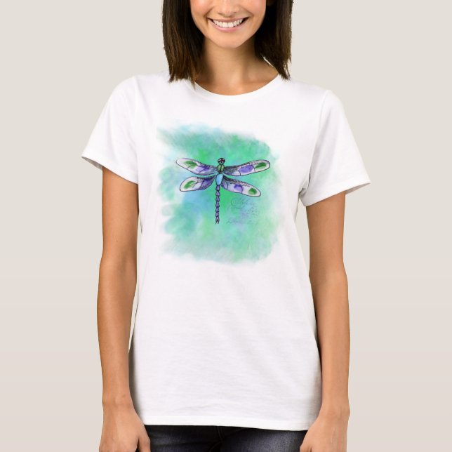 Dragonfly Watercolor Shirt T (Framsida)
