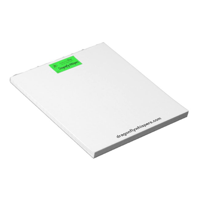 Dragonfly Whispers Anteckningsblock (Vinklad)