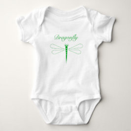 Dragonfly - White Baby Jersey Bodydräkt T-shirt
