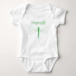 Dragonfly - White Baby Jersey Bodydräkt Tee