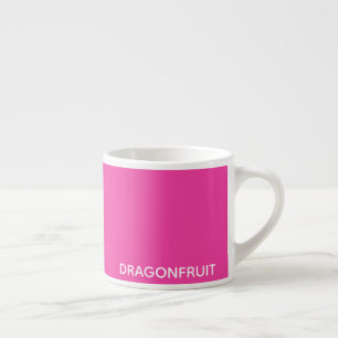 Dragonfrukt rosa färg namn espressomugg