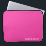 Dragonfrukt rosa färg namn laptop fodral<br><div class="desc">Dragonfrukt rosa färg namn</div>