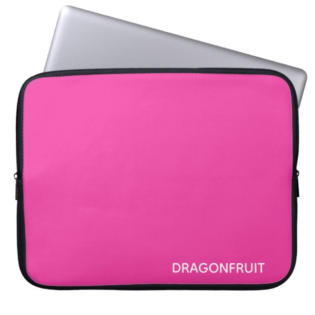 Dragonfrukt rosa färg namn laptop fodral (Framsidan)