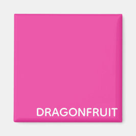 Dragonfrukt rosa färg namn magnet
