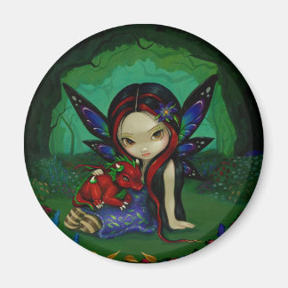 "Dragonling Garden I" Magnet