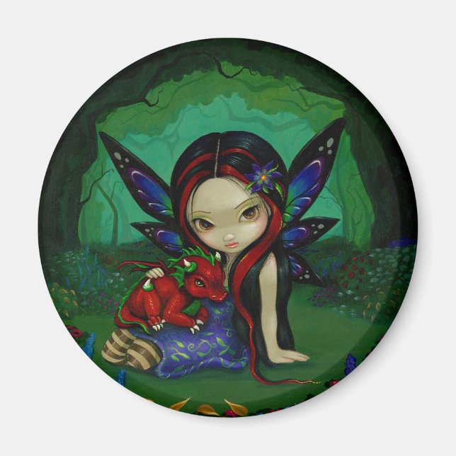 "Dragonling Garden I" Magnet (Framsidan)