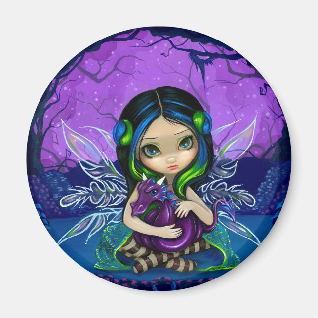 "Dragonling Garden II" Magnet (Framsidan)