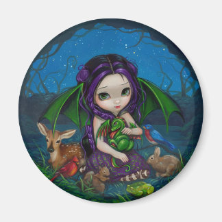"Dragonling Garden III" Magnet
