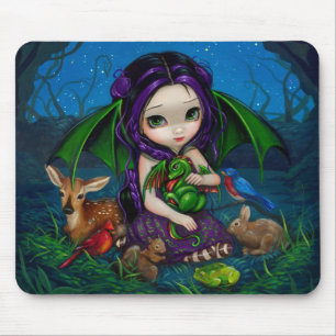 "Dragonling trädgård III" Mousepad Musmatta