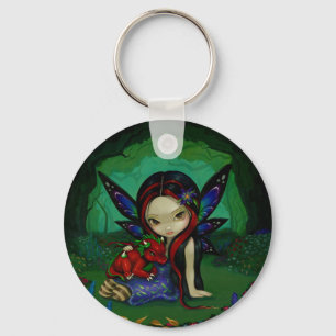 "Dragonling trädgård mig" Keychain Nyckelring